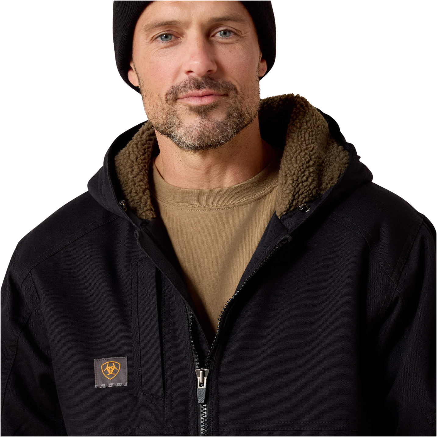 2026 Ariat Mens Rebar Duracanvas Jacket 10023915 - Black